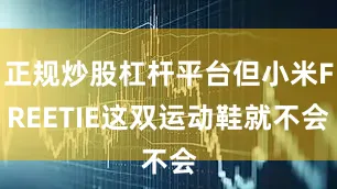 正规炒股杠杆平台但小米FREETIE这双运动鞋就不会