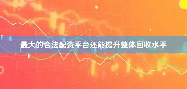 最大的合法配资平台还能提升整体回收水平